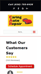 Mobile Screenshot of caringautorepair.com